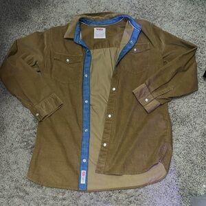 brown levi’s corduroy